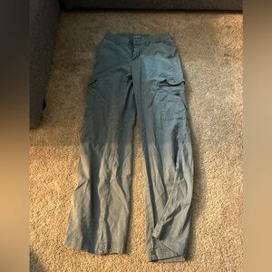 American Eagle Gray/mint Stretch Pants